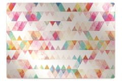 Decormat Zaščitna podloga za stol Geometry triangles 140x100 cm 2 cm 