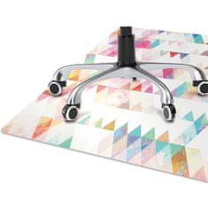 Decormat Zaščitna podloga za stol Geometry triangles 140x100 cm 2 cm 