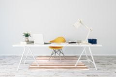 Decormat Podloga za pisalni stol Brown stripes 140x100 cm 2 cm 