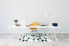 Decormat Podloga za pisalni stol Pattern from triangles 120x90 cm 15 cm 