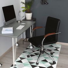 Decormat Podloga za pisalni stol Pattern from triangles 120x90 cm 15 cm 