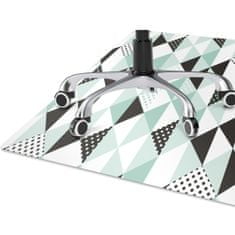 Decormat Podloga za pisalni stol Pattern from triangles 120x90 cm 