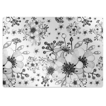 Decormat Podloga za stol Black and white pattern