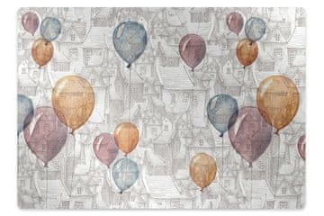 Decormat Podloga za zaščito tal Balloons and houses