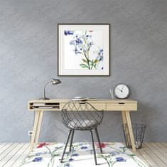 Decormat Podloga za zaščito tal Painted flowers 120x90 cm 2 cm 