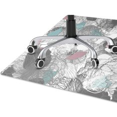 Decormat Podloga za pisalni stol Floral pattern 140x100 cm 2 cm 