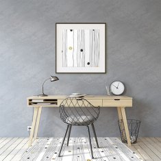 Decormat Podloga za pisalni stol Thin lines 140x100 cm 2 cm 
