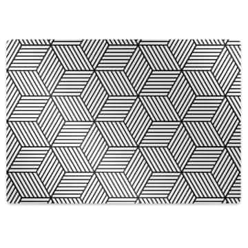 Decormat Podloga za stol Geometric illusion