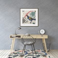 Decormat Podloga za zaščito tal Painted quails 120x90 cm 15 cm 