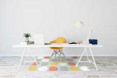 Decormat Podloga za pisalni stol Geometric pattern 120x90 cm 2 cm 
