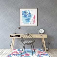 Decormat Podloga za zaščito tal Leaves and triangles 120x90 cm 15 cm 