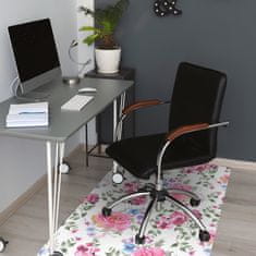 Decormat Zaščitna podloga za stol Pink flowers 120x90 cm 15 cm 