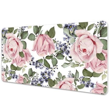 Decormat Podloga za pisalno mizo Watercolor roses