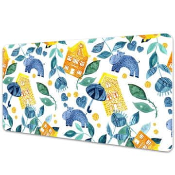 Decormat Namizna podloga Hippo and houses