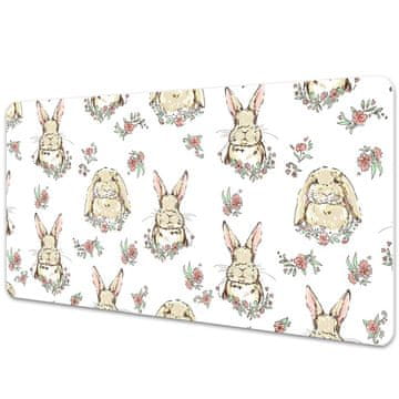 Decormat Podloga za pisalno mizo Light brown rabbits