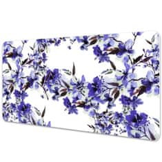 Decormat Namizna podloga Modra cvetje 90x45 cm 