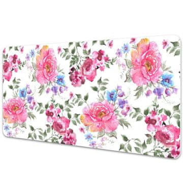 Decormat Podloga za pisalno mizo Pink flowers