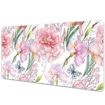 Decormat Podloga za pisalno mizo Peonies cvetje