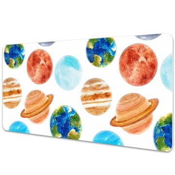 Decormat Podloga za mizo Colorful planets