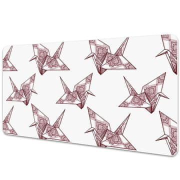 Decormat Podloga za pisalno mizo Origami birds