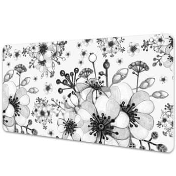 Decormat Podloga za pisalno mizo Black and white pattern