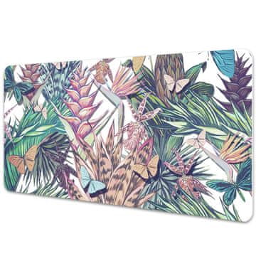 Decormat Podloga za pisalno mizo Flowers and butterflies