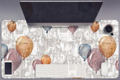 Decormat Namizna podloga Balloons and houses 90x45 cm 