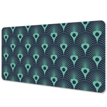 Decormat Podloga za pisalno mizo Neon blue