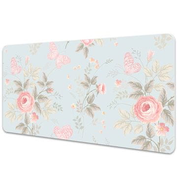 Decormat Namizna podloga Roses and butterflies