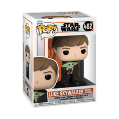 Funko POP! Star Wars: Mandalorian, Luke Skywalker with Grogu #482