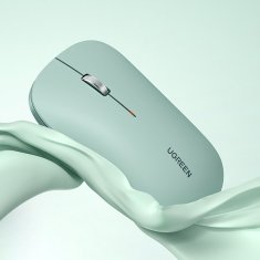 Ugreen Priročna brezžična računalniška miška USB črna