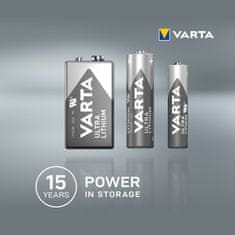 Varta baterija Ultra Lithium 9V 6122301401