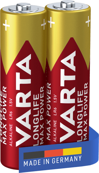 Varta baterije Longlife Max Power 2 AA 4706101412, 2 kosa