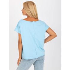 FANCY Ženska bluza s kratkimi rokavi ENNA svetlo modra FA-BZ-7961.86_388571 Univerzalni