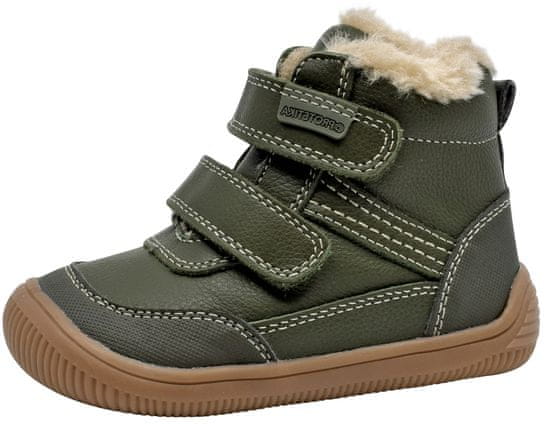 Protetika fantovski gležnarji Tyrel Khaki, barefoot, zimski