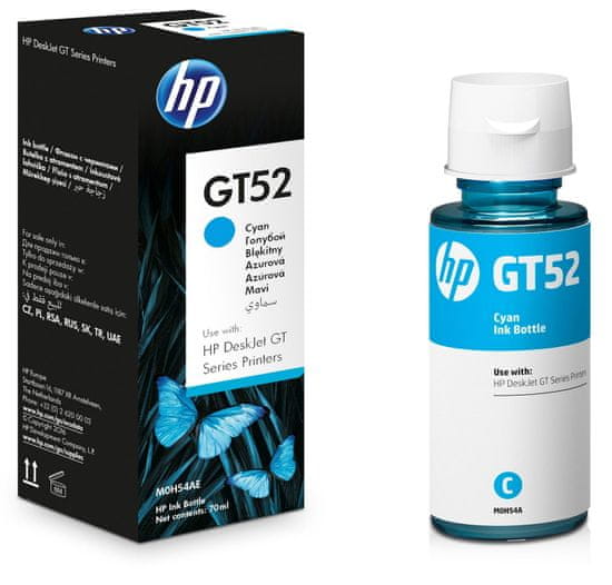 HP črnilo v steklenički GT52, cyan (M0H54AE)