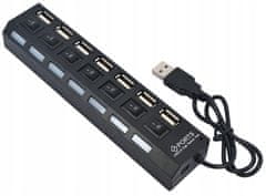 ER4 7 vratno vozlišče USB USB 2.0 vozlišče