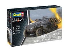 Revell Sd.Kfz. 251/1 Ausf. C + Wurfr. 40 modelni komplet, 171/1