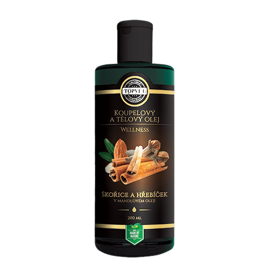 GREEN IDEA Cimet in klinčki v mandljevem olju 200 ml