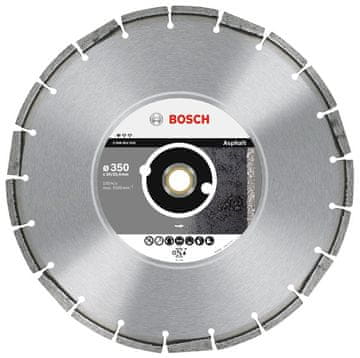 Bosch 350x25,4 segmentirana diamantna rezalna plošča za asfalt
