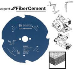 Bosch Fiber Cement Expert 165X20Mm 4-zobni krožni žagin list