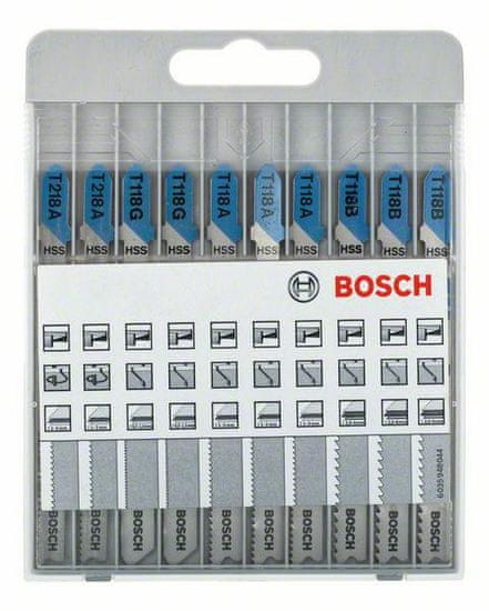 Bosch T" komplet ščetk za kovine 10 kosov