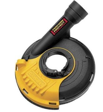 DEWALT ZAŠČITNI ŠČITNIK ZA BRUŠENJE 125 mm S SESALNIKOM DWE46150