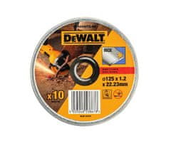 DeWalt KOVINSKI IZREZALNIK 125 x 1,2 x 22,2 mm 10-delni INOX