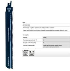 Bosch Žagin list za sabljasto žago S1155CH 225mm KOVINA, KARBID