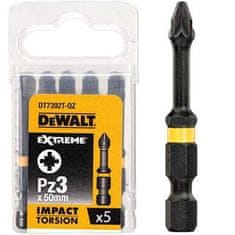 DeWalt Udarni nastavek PZ3x50 5 kosov. TORZIJA PRI EKSTREMNIH UDARCIH