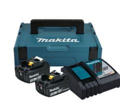 Makita 18V komplet za napajanje (BL1830Bx2+DC18RC) MAKPAC