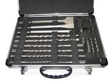 Makita Komplet za vrtanje z vrtalnikom SDS + ročaji 17 kosov + kovček