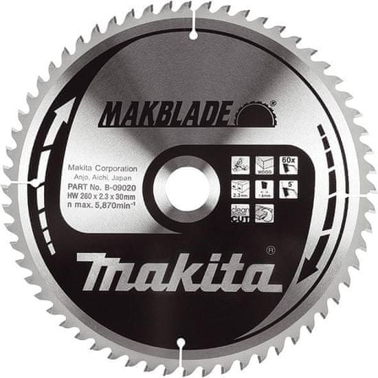 Makita Krožna žaga 260X30Mm 80 zob Makblade
