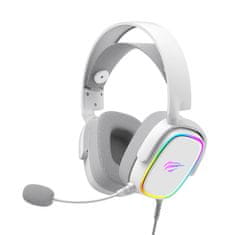 Havit Igralne, Gaming slušalke H2035U RGB (bele)